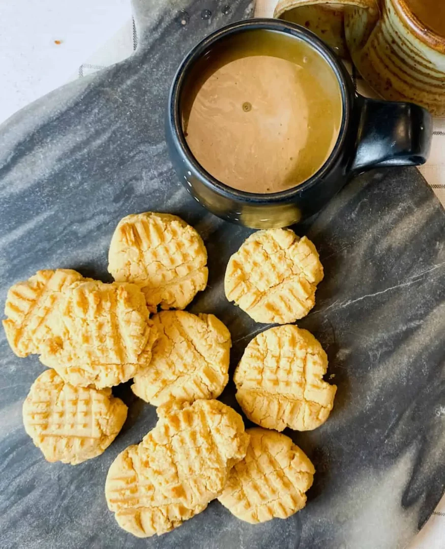 Galletas de mantequilla con harina de coco