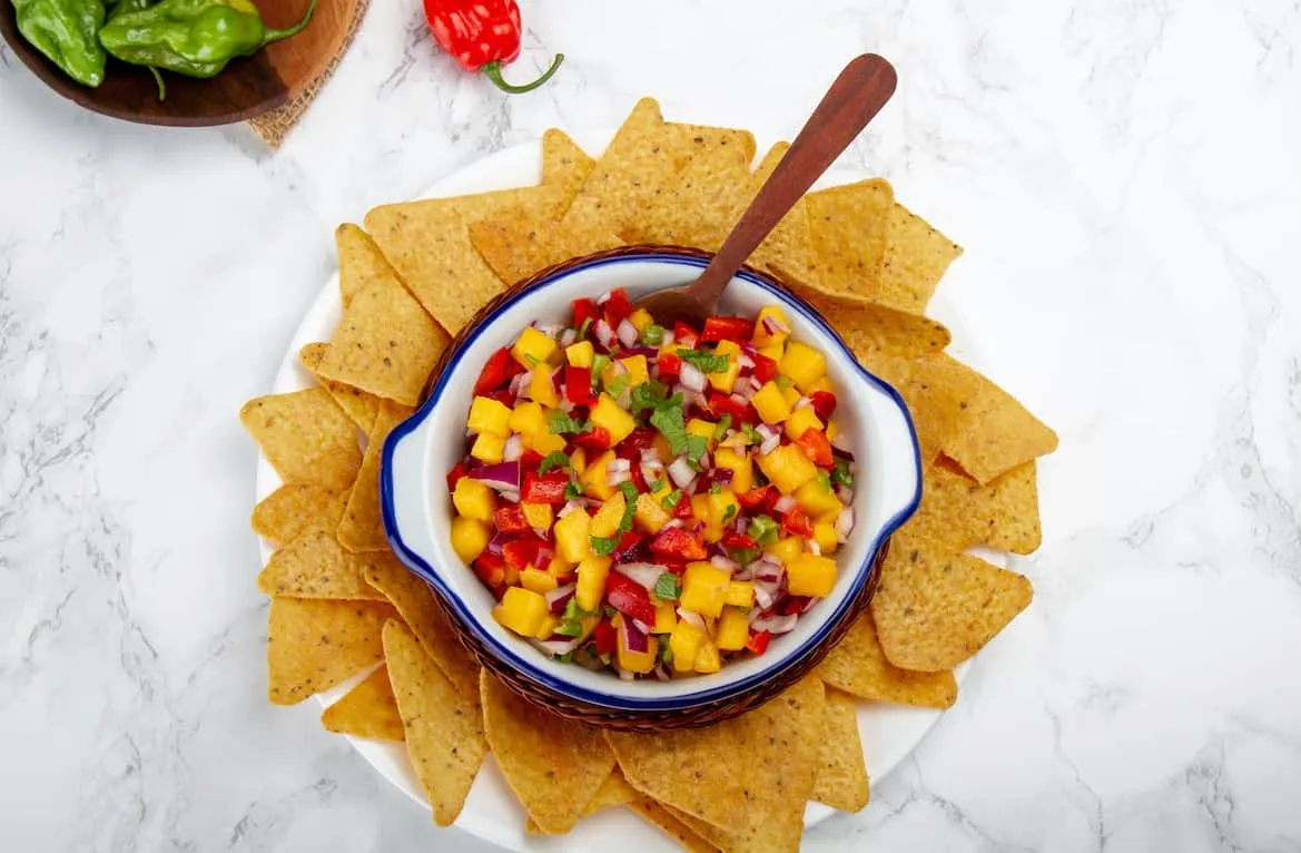 Salsa de mango sin cilantro Solococinar