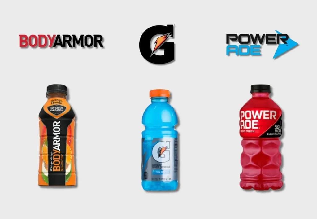 Body Armor vs. Gatorade vs. Powerade ¿Cuál es la diferencia