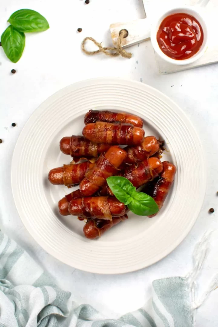 smokies envueltos en bacon sin azucar moreno